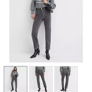 Loft straight leg mid rise corduroy pants